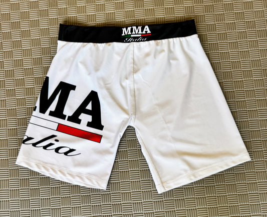 rashguard pantalone corto bianco